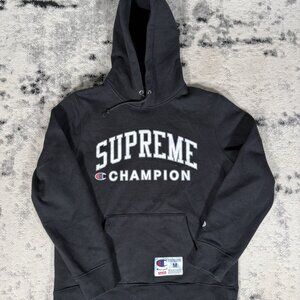 Supreme X Champion SS17 Front Logo Hoodie